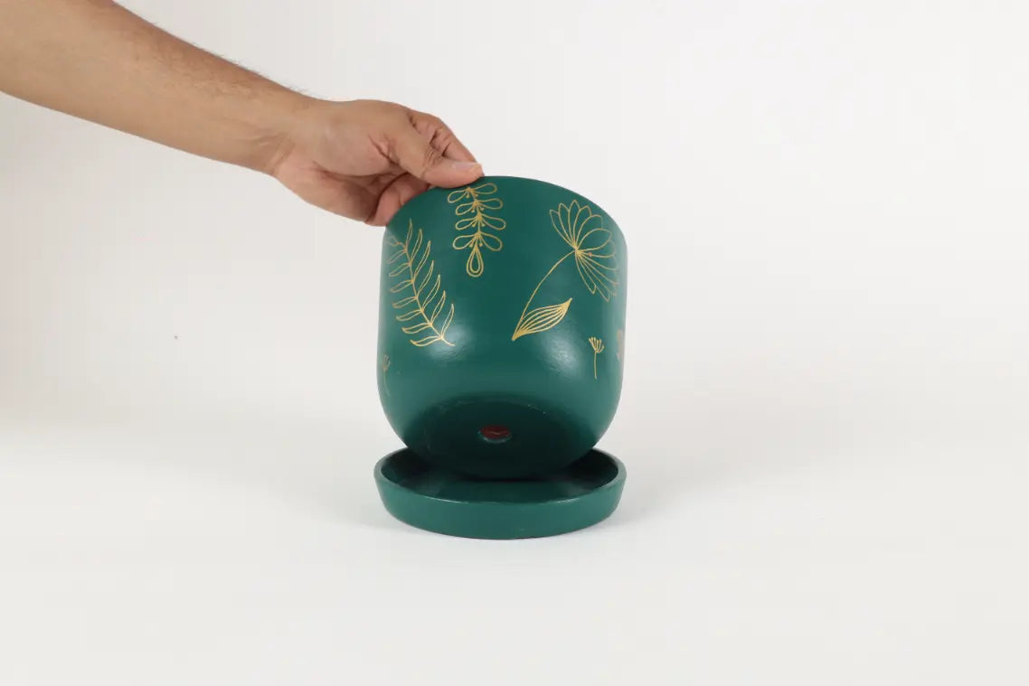 Golden Feather Planter