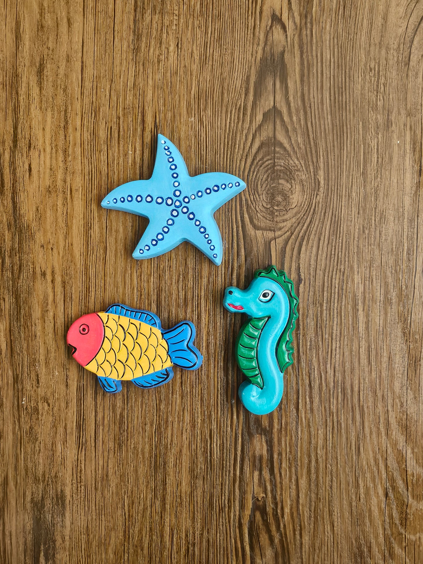 Paint Your Own Clay Magnets - Underwater Theme