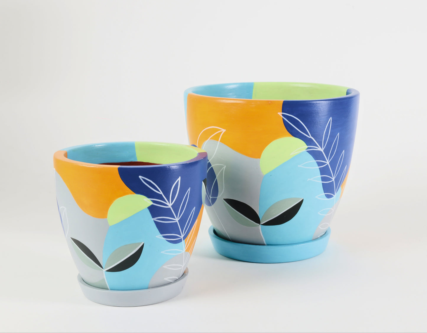 Tropical Sunset Planter Handcrafted Gifts For Birthdays and Parties