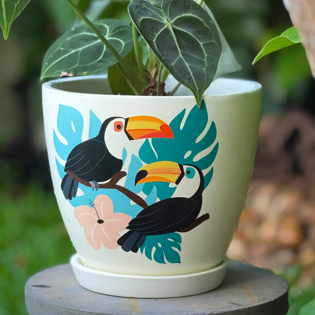 Hand-Painted Planters