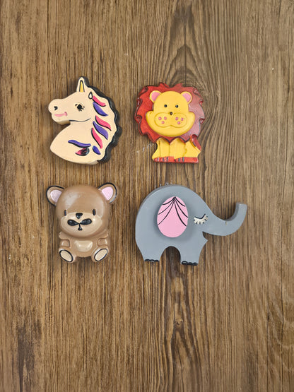 Paint Your Own Clay Magnets - Animal Theme