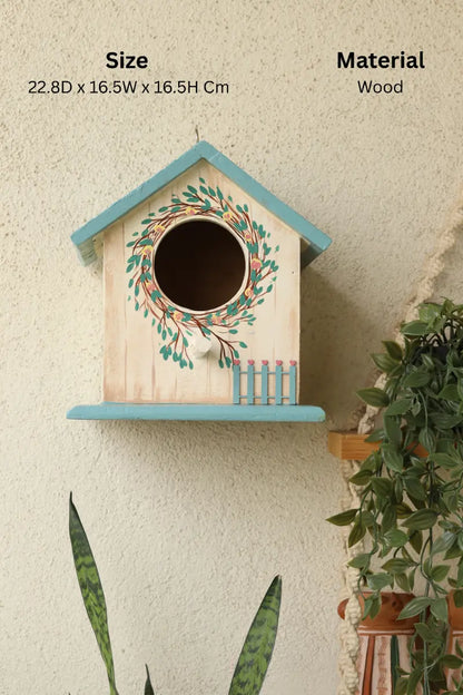Green Perch Birdhouse