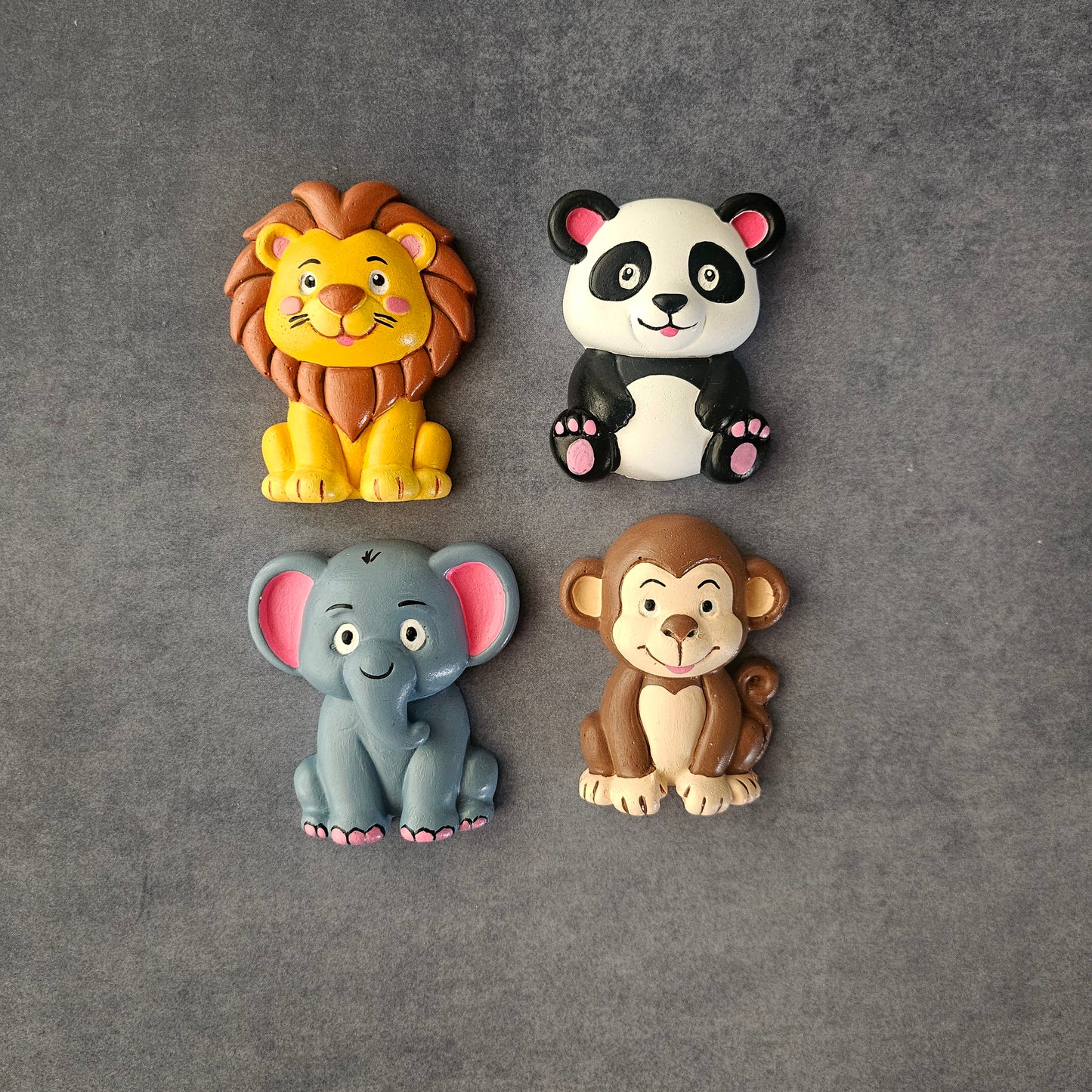Animal Theme 2 Paint Your Own Clay Magnets Creative Return Gifts For Kids
