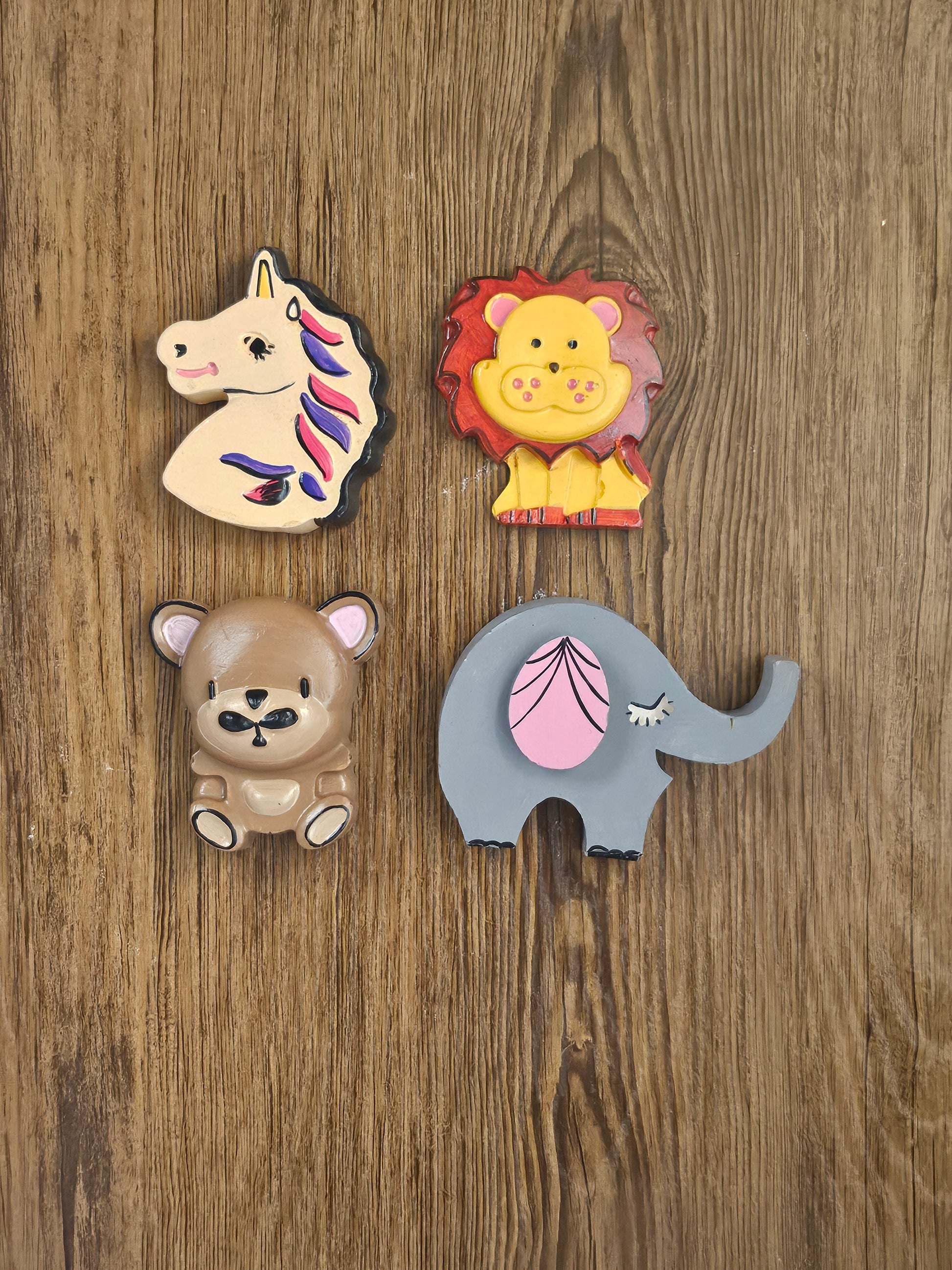 Animal Theme Paint Your Own Clay Magnets Handcrafted Gifts For Birthdays