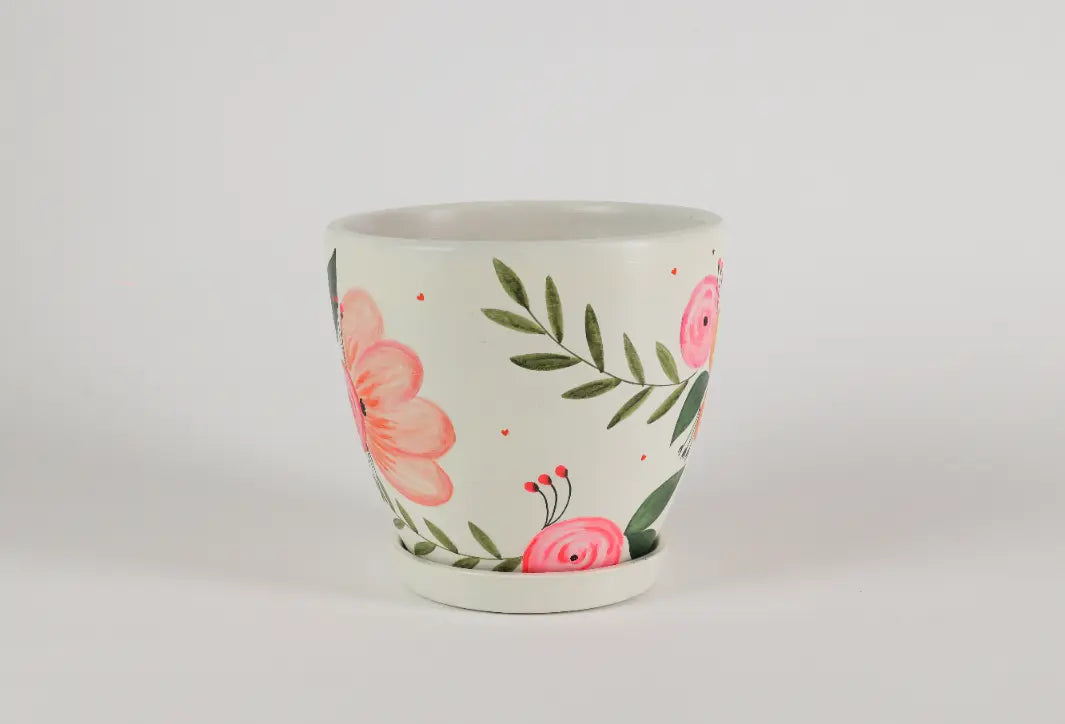 Blossom Bliss Planter Handcrafted Gifts For Birthdays and Housewarmings