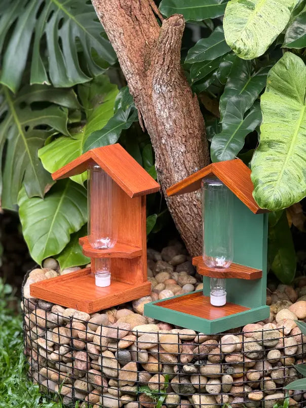 Feather Feast Bird Feeder Design One and Design Two Creative Gifting Ideas Collection