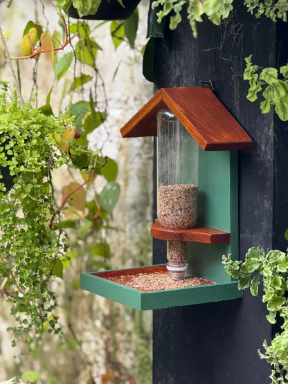 Feather Feast Bird Feeder Design Two Handcrafted Gifts Unique Nature Lover Gift Ideas