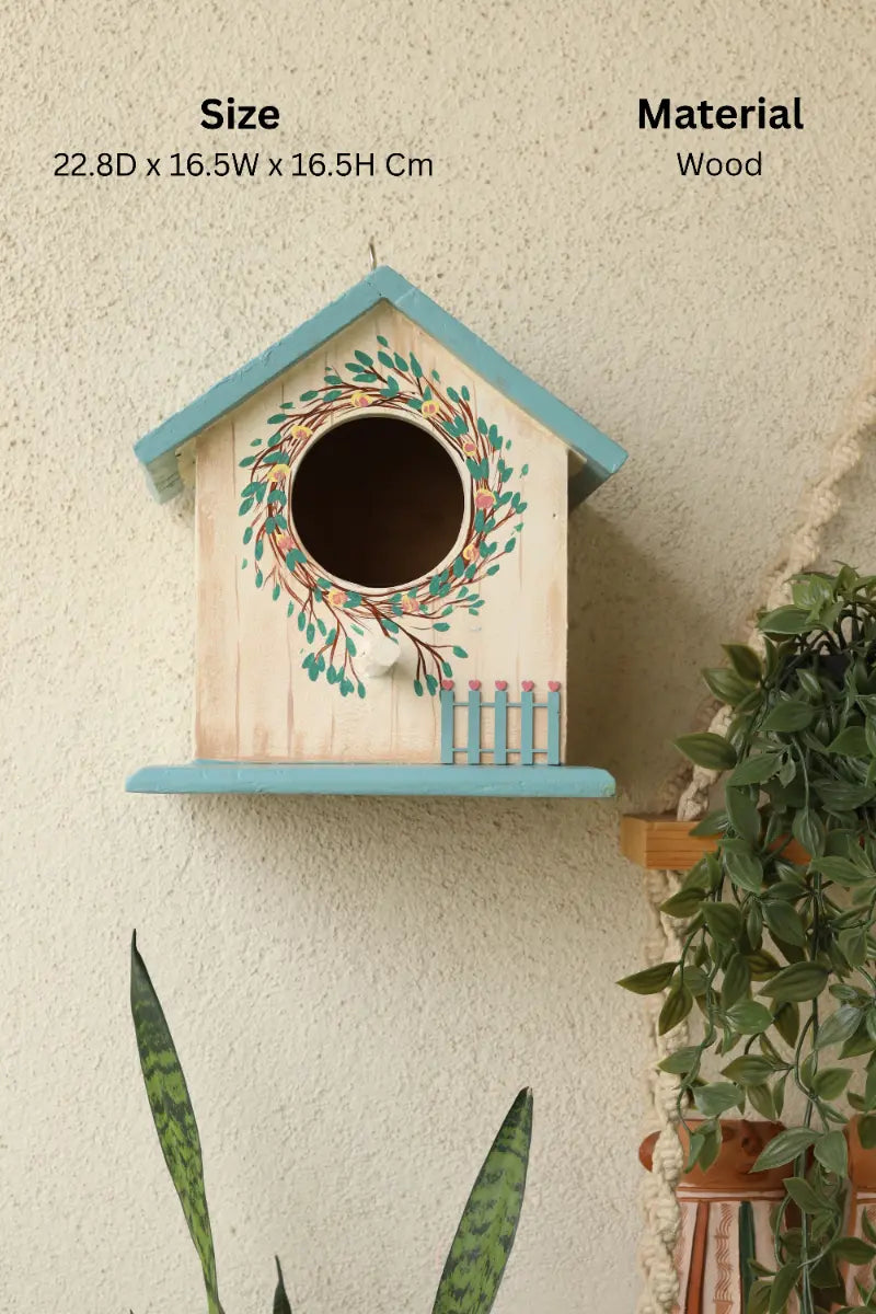 Green Perch Birdhouse Handcrafted Gifts Unique Nature Lover Gift Ideas
