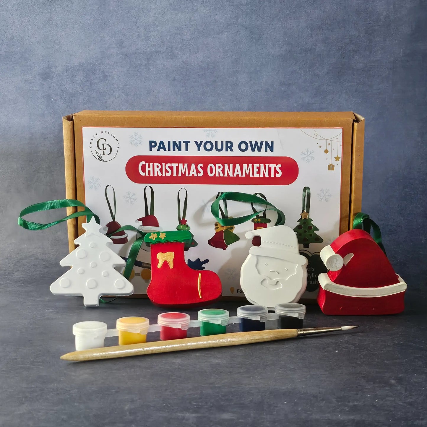 Paint Your Own Christmas Ornaments Art Parties Creative Indoor Activity