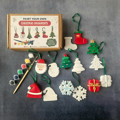 Paint Your Own Christmas Ornaments DIY Craft Kits Holiday Crafts Craft Delights India
