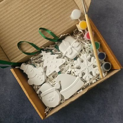 Paint Your Own Christmas Ornaments DIY Kits For Kids Painting Hobby Set