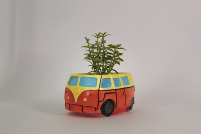 Paint Your Own Planter Organizer Bus Playful Premium Home Décor
