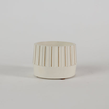 Ridge Planter White Balcony Décor Decorative Garden Planters