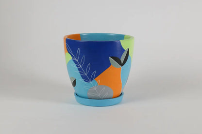Tropical Sunset Planter Handcrafted Gifts For Birthdays and Housewarmings