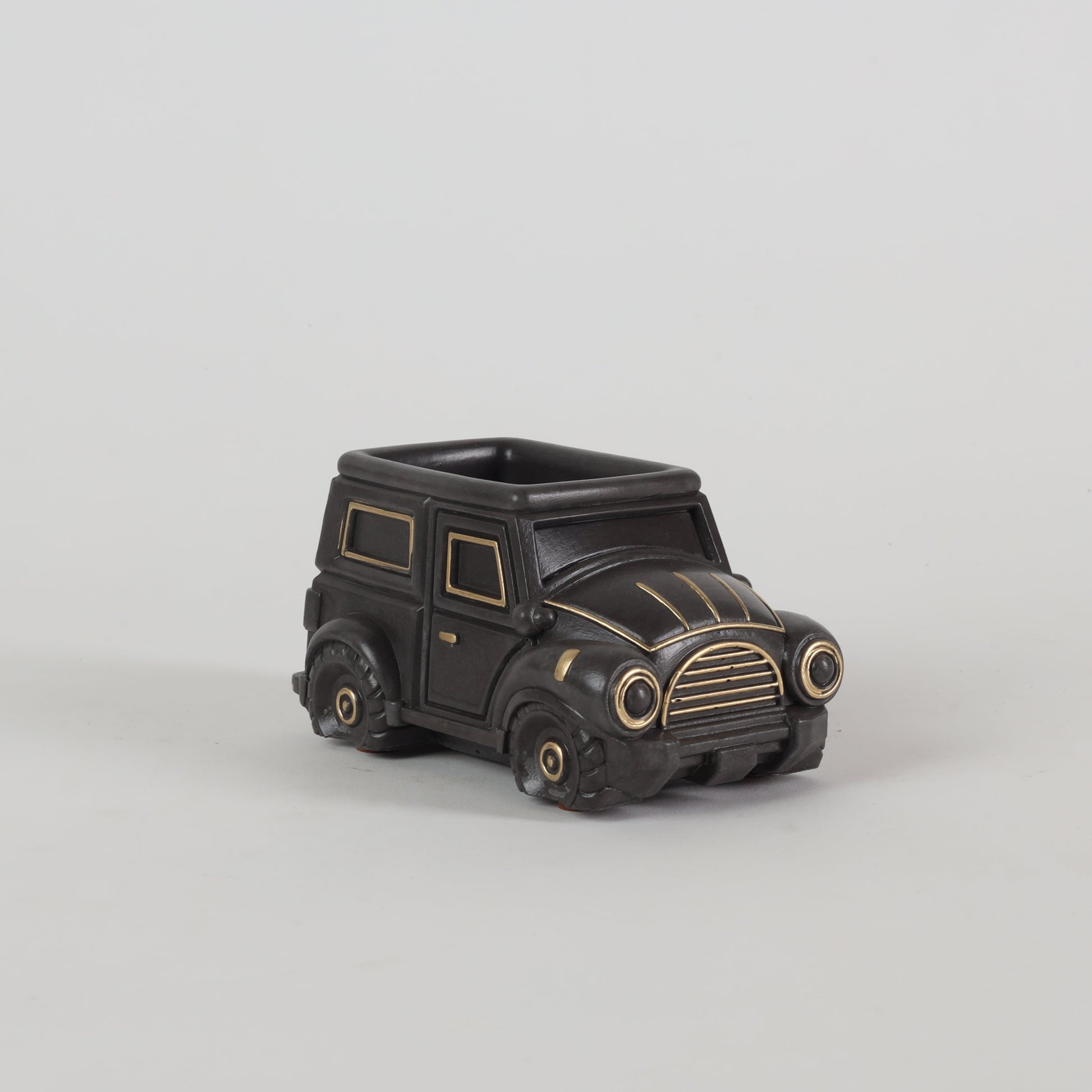 Vintage Car Planter Organizer Black Quirky Gifting Ideas For Men