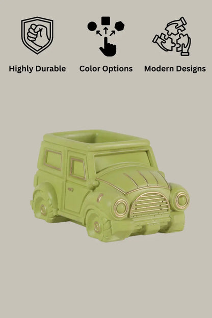 Vintage Car Planter Organizer Green Eco Friendly Gifts Sustainable Concrete
