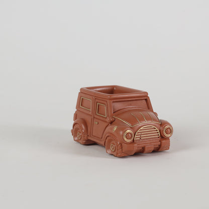 Vintage Car Planter Organizer Terracotta Decorative Garden Planters
