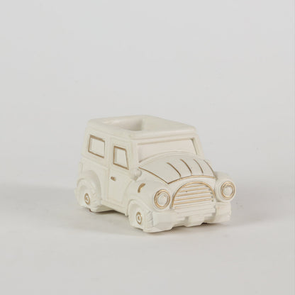 Vintage Car Planter Organizer White Decorative Garden Planters Indoor